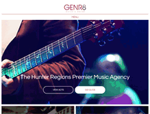 Tablet Screenshot of genr8ent.com.au